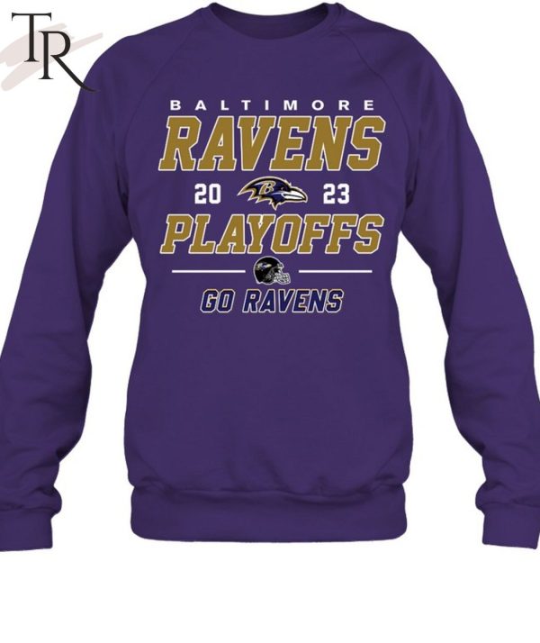 Baltimore Ravens 2023 Playoffs Go Ravens T-Shirt