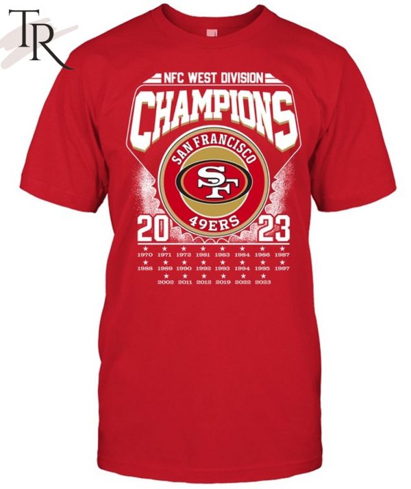 NFC West Division Champions 2023 San Francisco 49ers T-Shirt