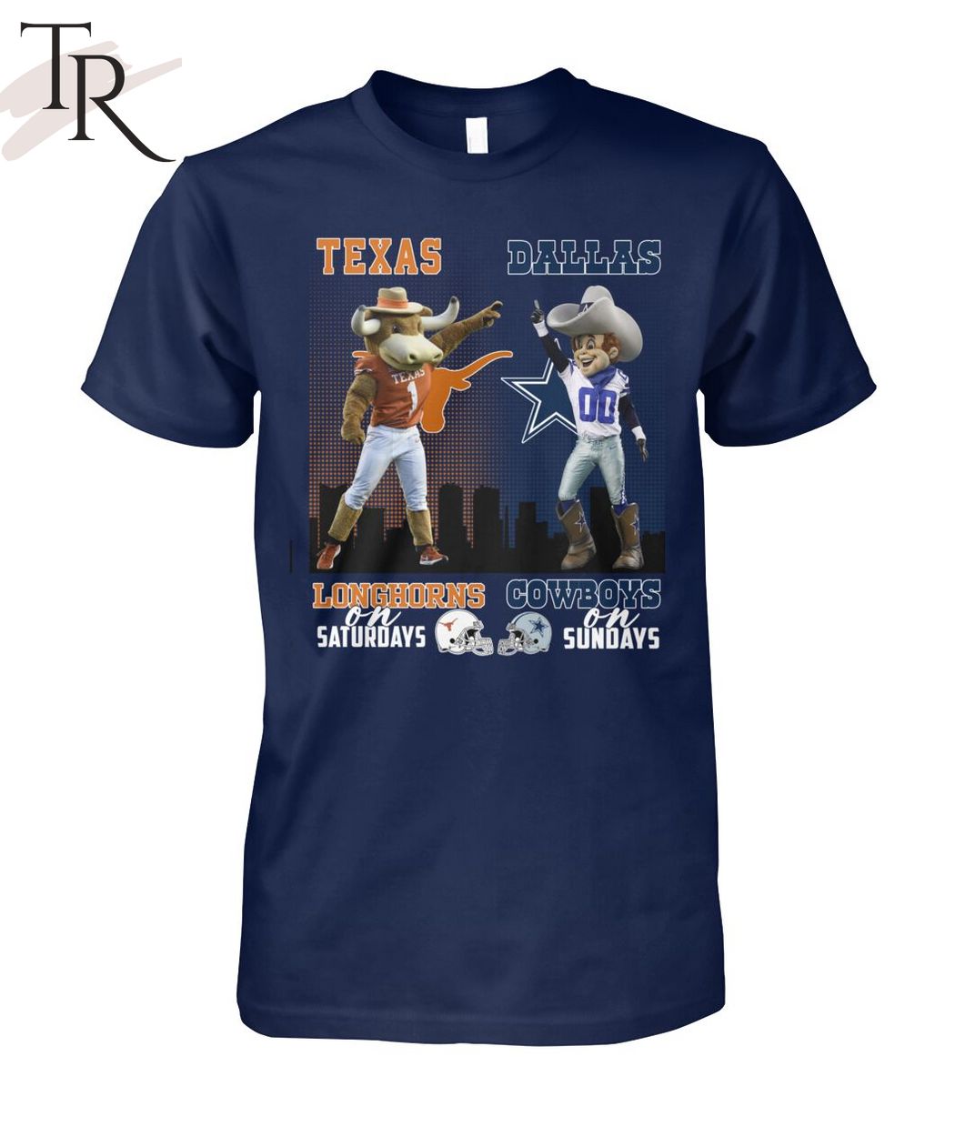 Texas Longhorns On Saturdays, Dallas Cowboys On Sundays T-Shirt