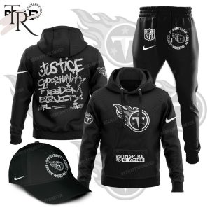 NFL Tennessee Titans Inspire Change Justice Opportunity Equity Freedom Hoodie, Longpants, Cap