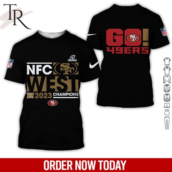 NFL West Champions 2023 San Francisco 49ers Go 49ers Hoodie