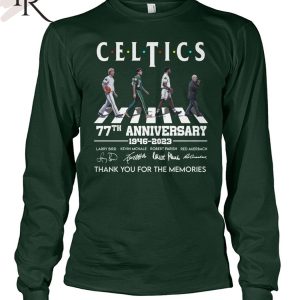 Celtics 77th Anniversary 1946 – 2023 Thank You For The Memories T-Shirt