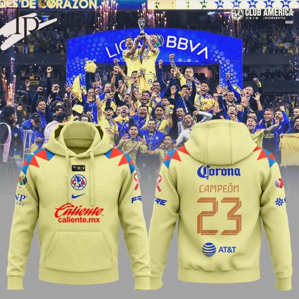 Club de Futbol America Campeon 2023 Corona Hoodie