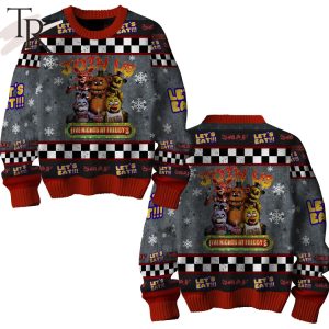 Join Us Five Nights At Freddy’s Let’s Eat 5NAF Ugly Sweater