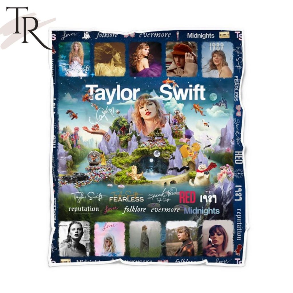 Limited edition taylor swift fleece blanket torunstyle