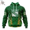 Personalized NHL Ottawa Senators Full Green Design For St. Patrick’s Day Hoodie