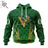 Personalized NHL San Jose Sharks Full Green Design For St. Patrick’s Day Hoodie