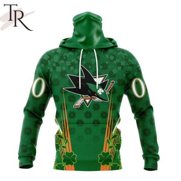 Personalized NHL San Jose Sharks Full Green Design For St. Patrick’s Day Hoodie