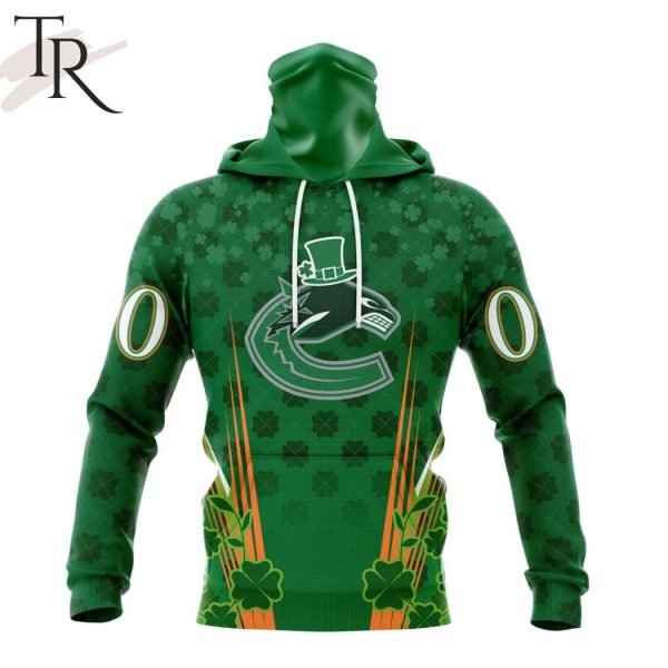 Personalized NHL Vancouver Canucks Full Green Design For St. Patrick’s Day Hoodie