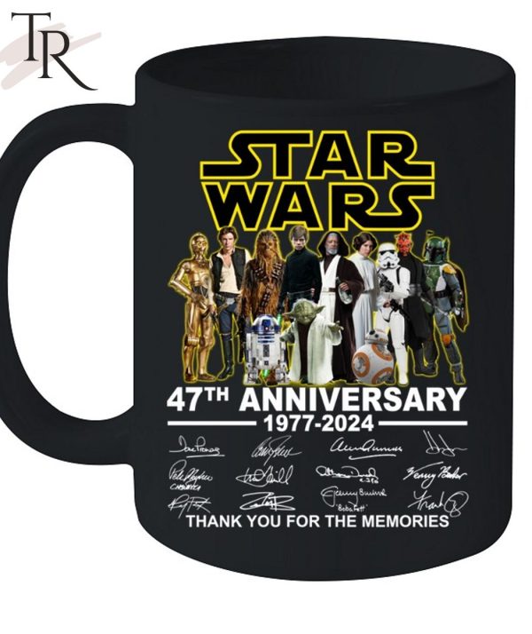 Star Wars 47th Anniversary 1977 – 2024 Thank You For The Memories T-Shirt