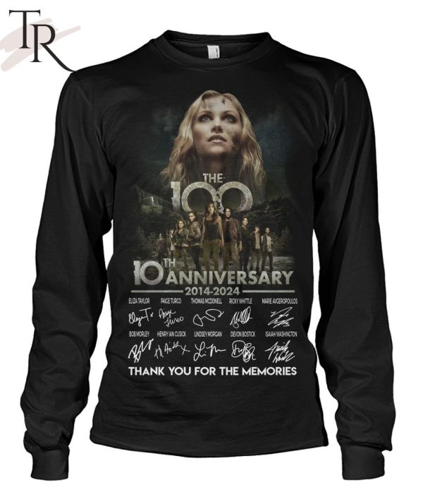 The 100 10th Anniversary 2014 – 2024 Thank You For The Memories T-Shirt