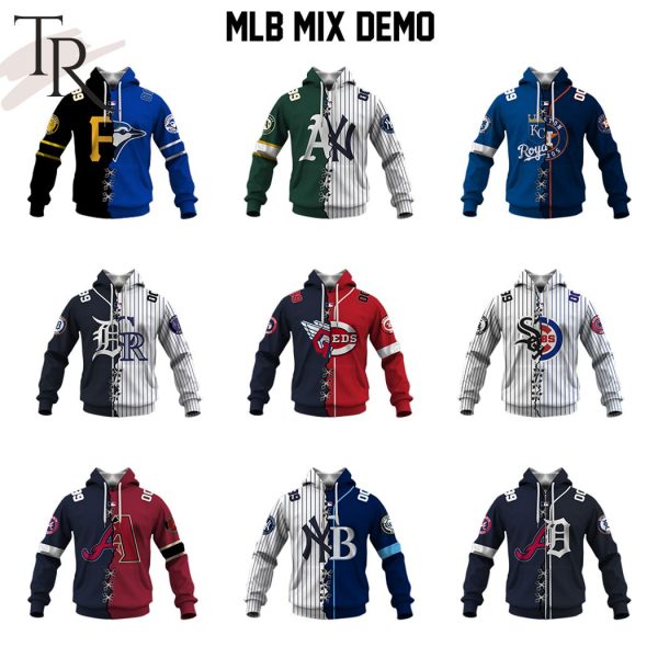 Mix 2 MLB Teams Select Any 2 Teams to Mix and Match! Hoodie