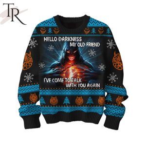Hello Darkness My Old Friend I’ve Come To Talk With You Again Disturbed Ugly Sweater