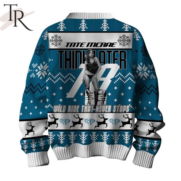 Tate McRae – Think Later Ugly Sweater