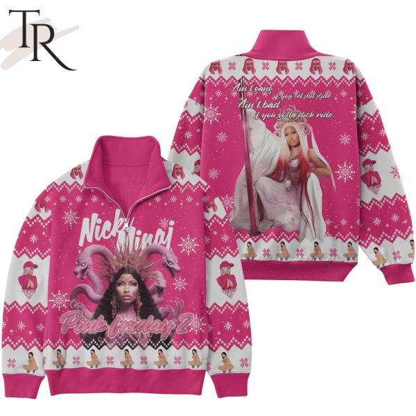 Nicki Minaj Pink Friday 2 Half Zip Sweatshirt