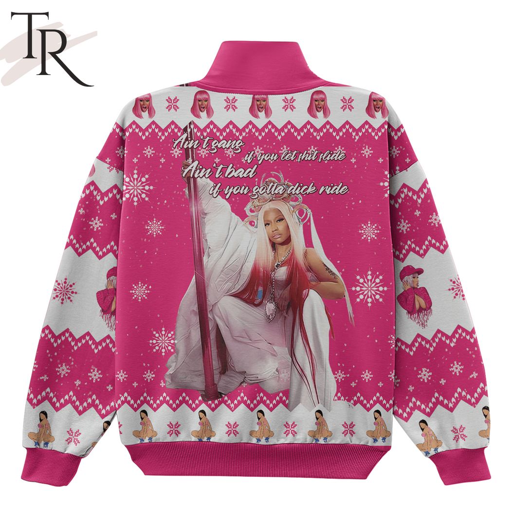 Nicki Minaj Pink Friday 2 Half Zip Sweatshirt - Torunstyle