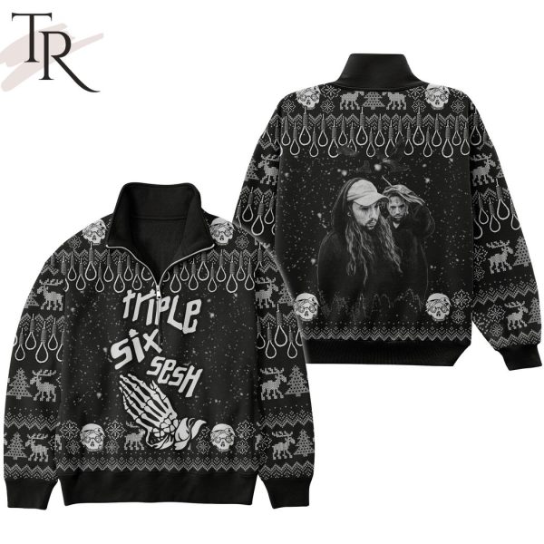 Suicideboys – Triple Six Sesh Half Zip Sweatshirt