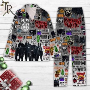 Motionless In White Fight Or Fright Button Down Pajamas Set