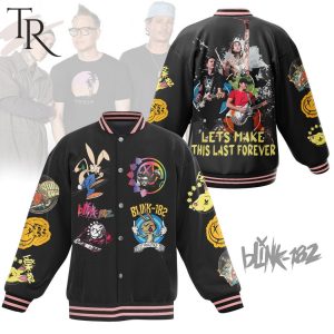 Blink-182 Lets Make This Last Forever Baseball Jacket