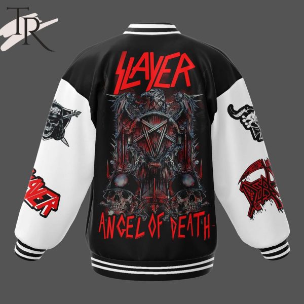 Slayer Nation Angel Of Death Baseball Jacket