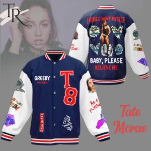 Tate Mcrae – Greedy Baseball Jacket