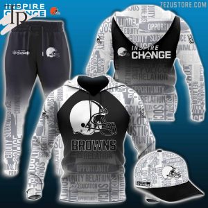 NFL Cleveland Browns Inspire Change Opportunity – Education – Economic – Community – Police Relations – Criminal Justice Hoodie, Longpants, Cap