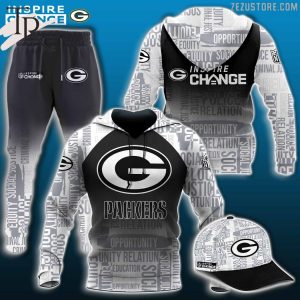 NFL Green Bay Packers Inspire Change Opportunity – Education – Economic – Community – Police Relations – Criminal Justice Hoodie, Longpants, Cap