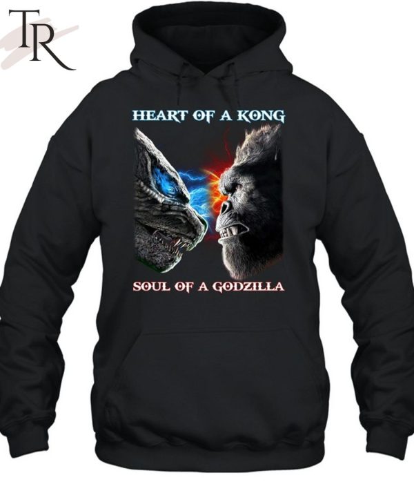 Heart Of A Kong Soul Of A Godzilla T-Shirt