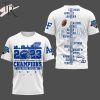 2023 Armed Forces Bowl Champions Air Force Falcons 3D Shirt