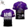 2023 Go Ventures Bowl Champions South Alabama Jaguars 3D Shirt