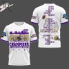 2023 Armed Forces Bowl Champions James Madison Dukes 3D Shirt – Purple