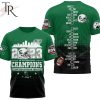 2023 Go Ventures Bowl Champions Eastern Michigan Eagles 3D Shirt – White