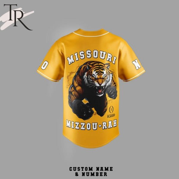Personalized Missouri Tigers Goodyear Cotton Bowl Arlington, Texas Baseball Jersey – Yellow