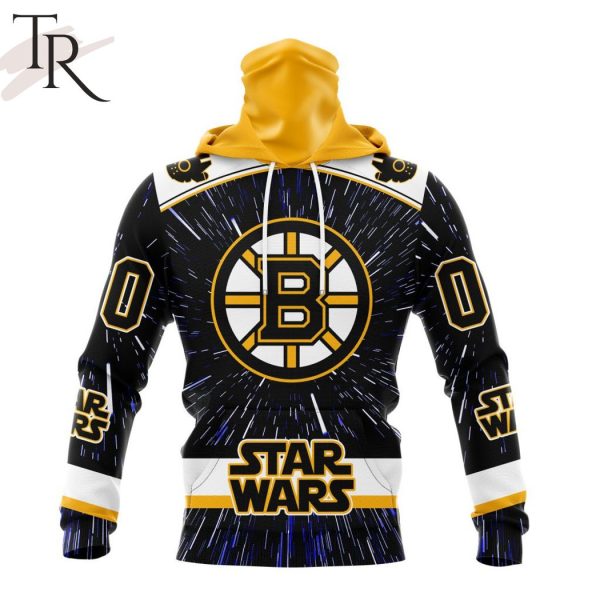 NHL Boston Bruins X Star Wars Meteor Shower Design Hoodie