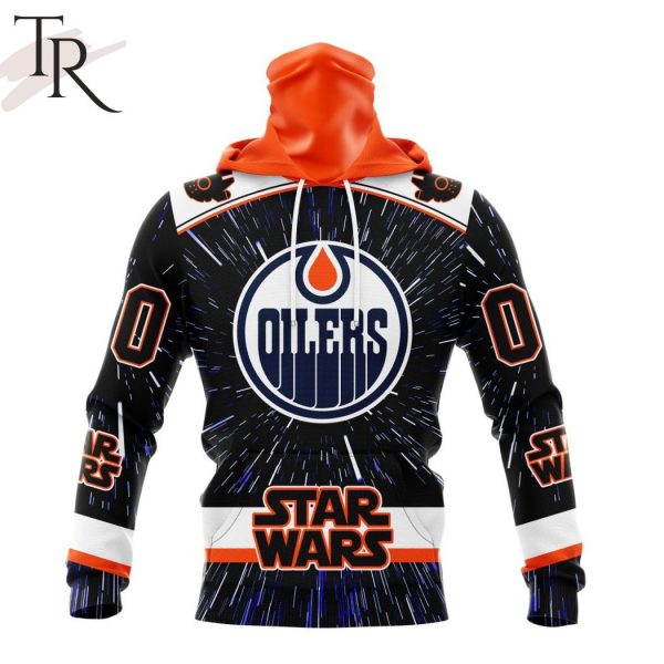 NHL Edmonton Oilers X Star Wars Meteor Shower Design Hoodie