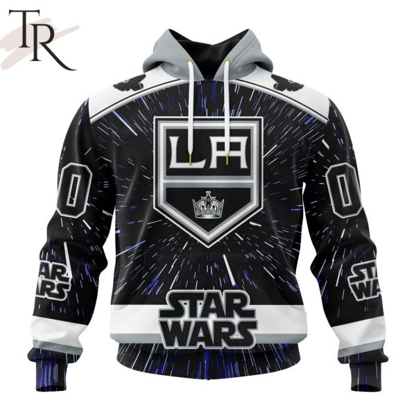 NHL Los Angeles Kings X Star Wars Meteor Shower Design Hoodie