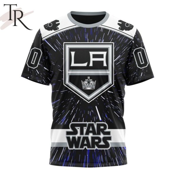 NHL Los Angeles Kings X Star Wars Meteor Shower Design Hoodie