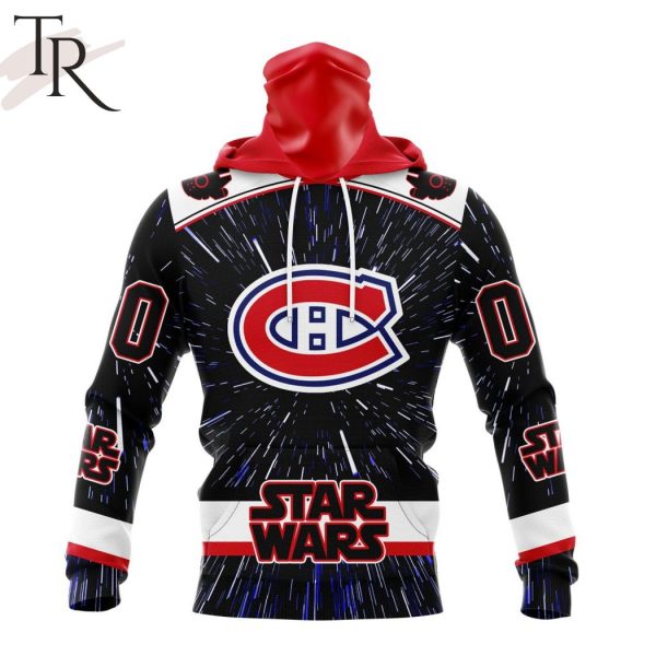 NHL Montreal Canadiens X Star Wars Meteor Shower Design Hoodie