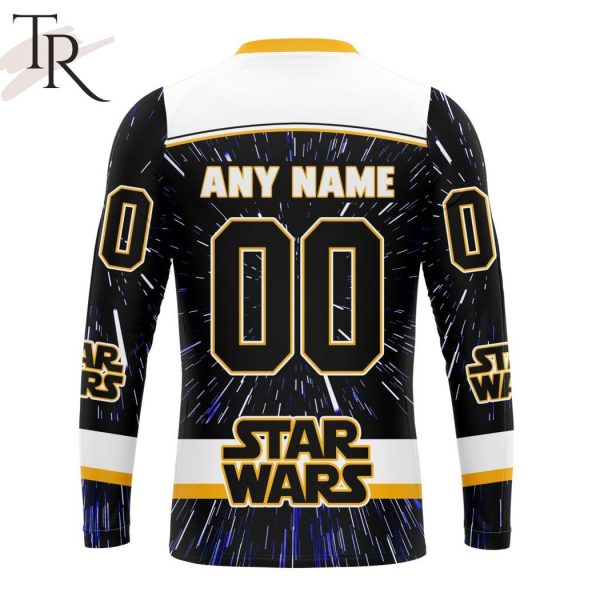 NHL Pittsburgh Penguins X Star Wars Meteor Shower Design Hoodie