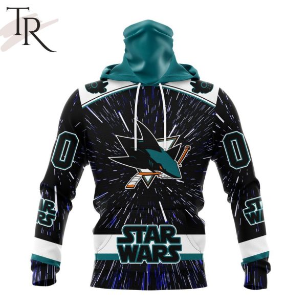 NHL San Jose Sharks X Star Wars Meteor Shower Design Hoodie