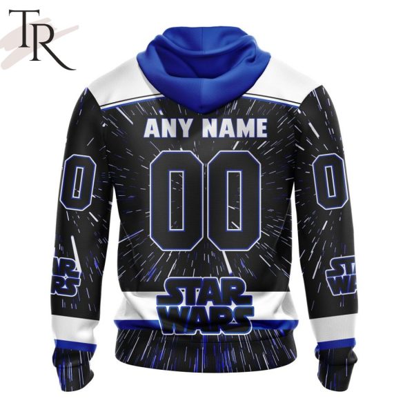 NHL St. Louis Blues X Star Wars Meteor Shower Design Hoodie