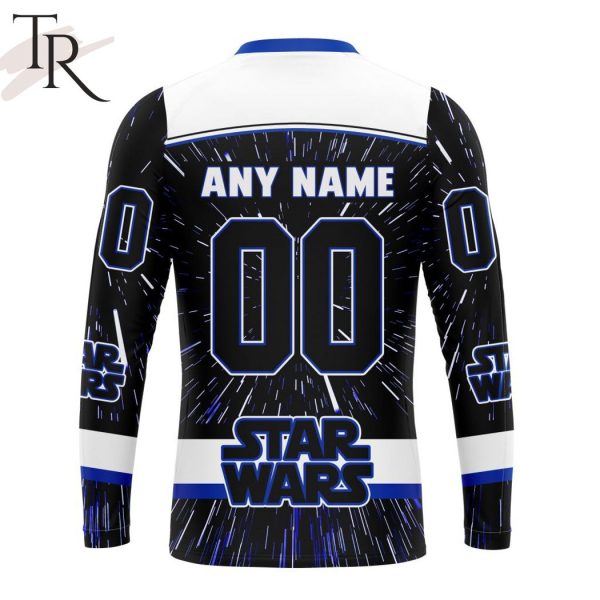 NHL St. Louis Blues X Star Wars Meteor Shower Design Hoodie