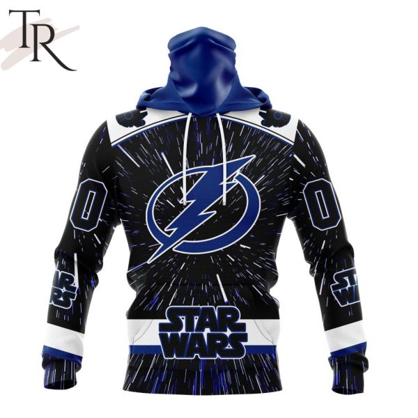 NHL Tampa Bay Lightning X Star Wars Meteor Shower Design Hoodie