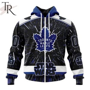 NHL Toronto Maple Leafs X Star Wars Meteor Shower Design Hoodie