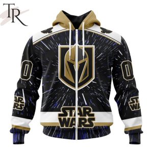 NHL Vegas Golden Knights X Star Wars Meteor Shower Design Hoodie