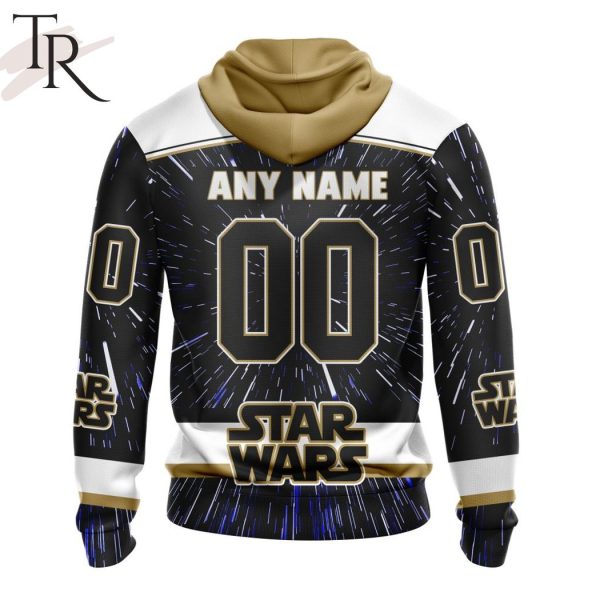 NHL Vegas Golden Knights X Star Wars Meteor Shower Design Hoodie