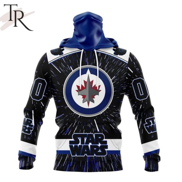 NHL Winnipeg Jets X Star Wars Meteor Shower Design Hoodie