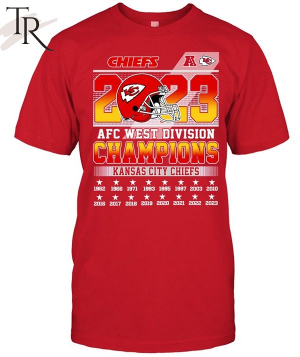 2023 AFC West Division Champions Kansas City Chiefs T-Shirt