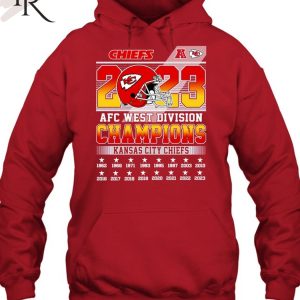 2023 AFC West Division Champions Kansas City Chiefs T-Shirt