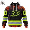 Personalized NHL Arizona Coyotes Special Design Honoring Firefighters Hoodie
